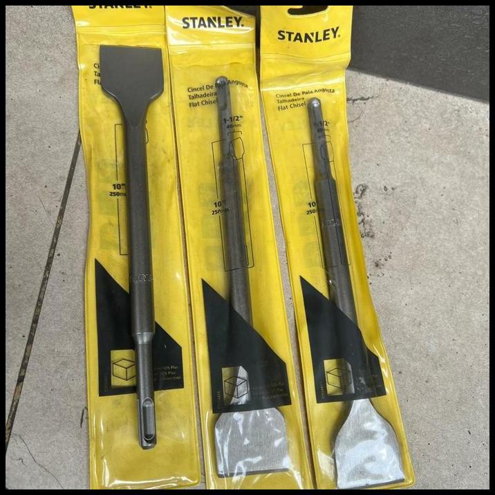 BEST DEAL SDS PLUS CHISEL FLAT STANLEY MATA BOR PAHAT BOBOK BETON KUPAS FLAT BETON