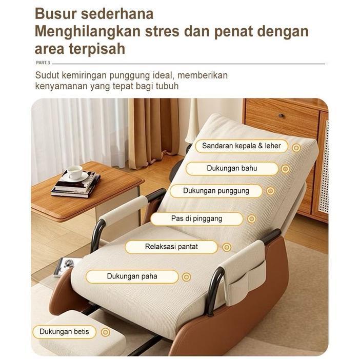 Sofabed Tidur Kursi Sofa / Sofa Bed Minimalis / Kursi Lipat kursi lesehan Super Besar Lazy Sofa Bed
