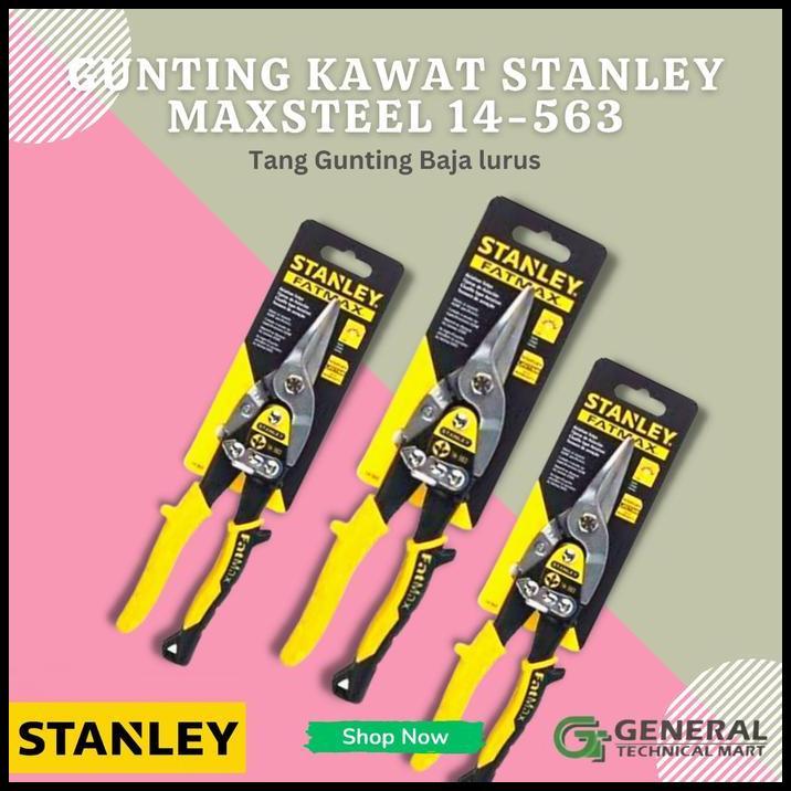 TERBARU GUNTING BAJA RINGAN 10" STANLEY GUNTING LURUS 