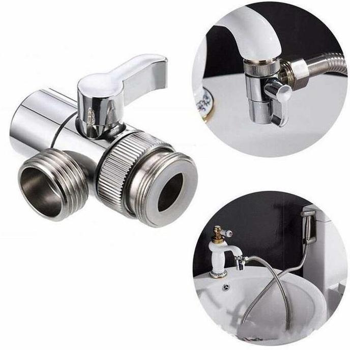 HOUTMANS Splitter Keran Shower CHITOP konektor Keran Air Westafel