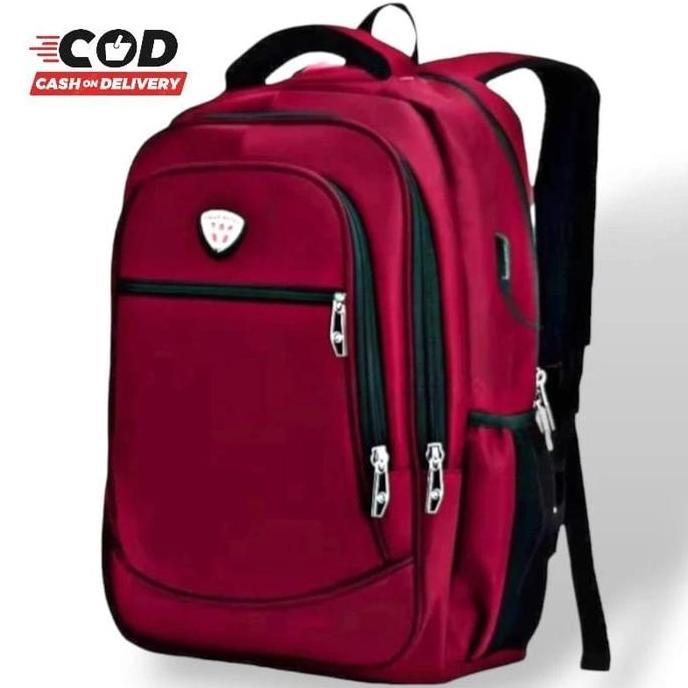 (COD) TAS RANSEL LAPTOP POLO PRIA DAN WANITA TERBRU TS