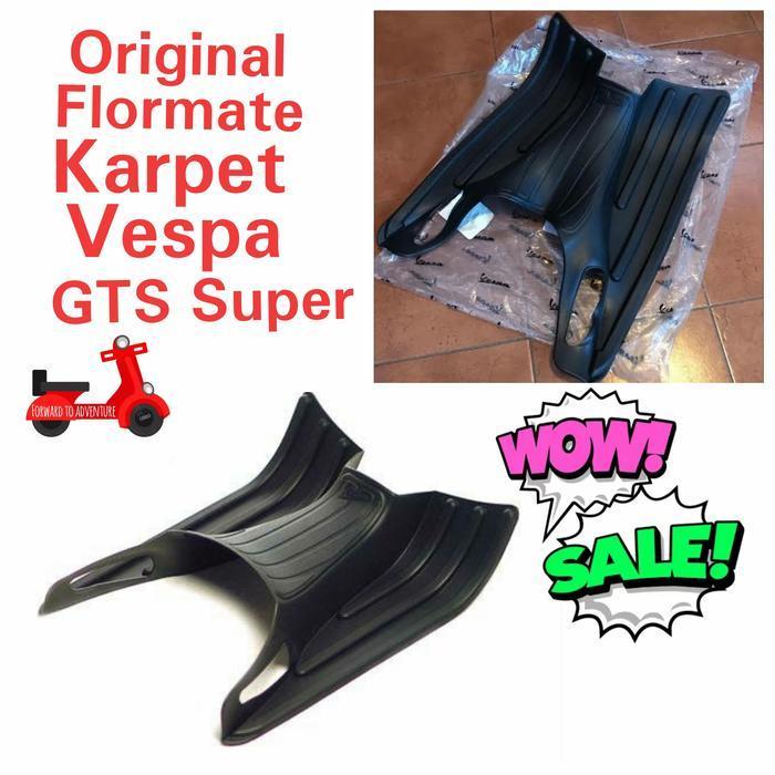 Promo!! Flormate Vespa Gts / Karpet Alas Dek Vespa Gts Super Originale Original Dan Terpercaya