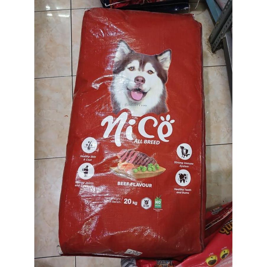 KHUSUS GOJEK Makanan Anjing Nice Dog 20kg NiceDog 20 kg / Dog Food