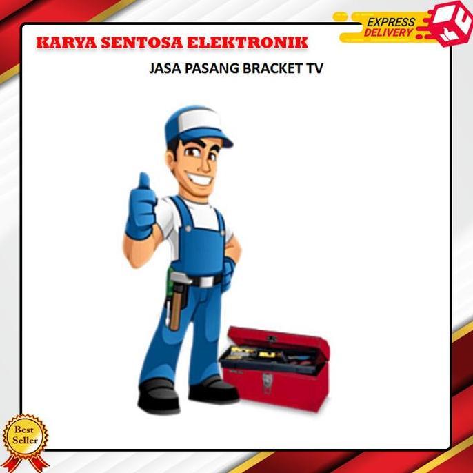 CUCI GUDANG - JASA PEMASANGAN BRACKET TV 32 - 65"
