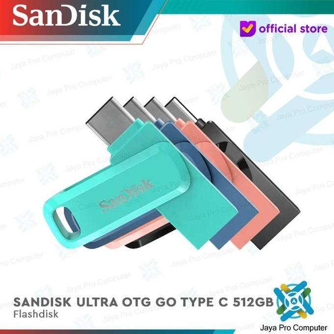 NEW FlashDisk Sandisk Ultra GO OTG Type-C 512GB Flash Disk 512 GB USB 3.1