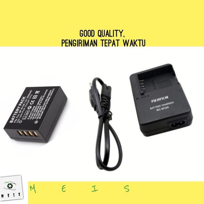TERBARU - Paket Charger + Baterai Fujifilm XT1 XT2 XT3 XT100 XT200 casan battery