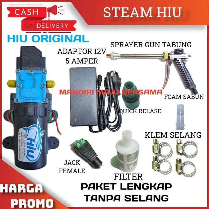 TERBARU|TERMURAH|BARU|PREMIUM|ORIGINAL|GARANSI|DISKON|PROMO ALAT CUCI MOTOR PORTABLE POMPA DC HIU 12