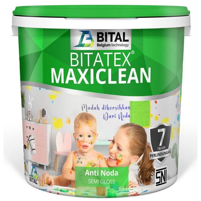 Cat Tembok Anti Noda - Bitatex Maxiclean 2.5 Liter Terbaru 