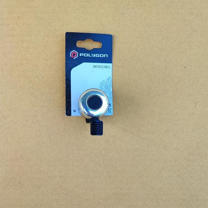 Promo Bicycle Bell Polygon Sierra Silver. Bel Ting Polygon Sierra Silver Cod