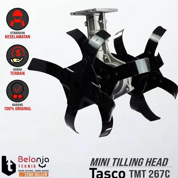 Tasco Mini Tilling Head TMT267C as Bintang 7 TMT 267 Pencacah Tanah