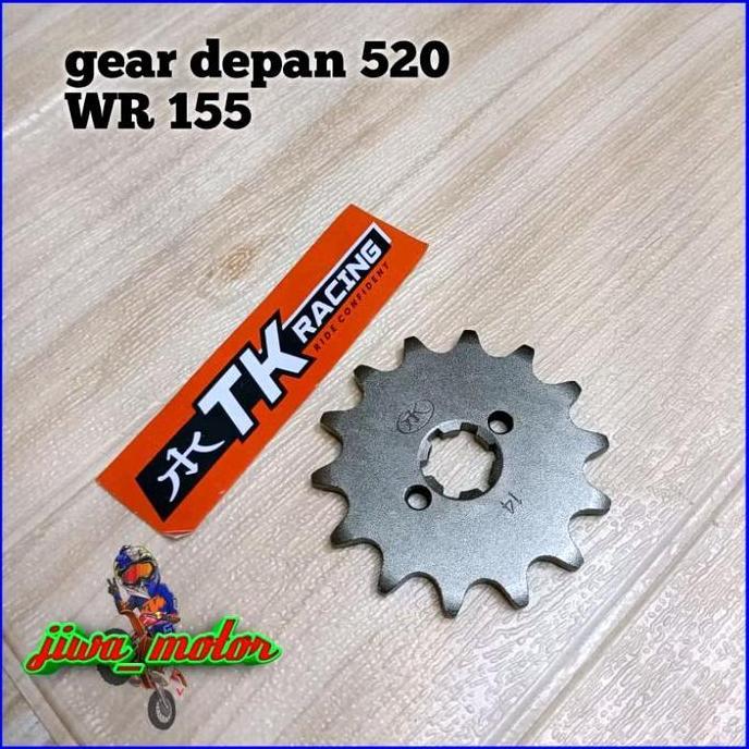 gear depan 520 TK racing WR 155 / ninja RR / Vixion