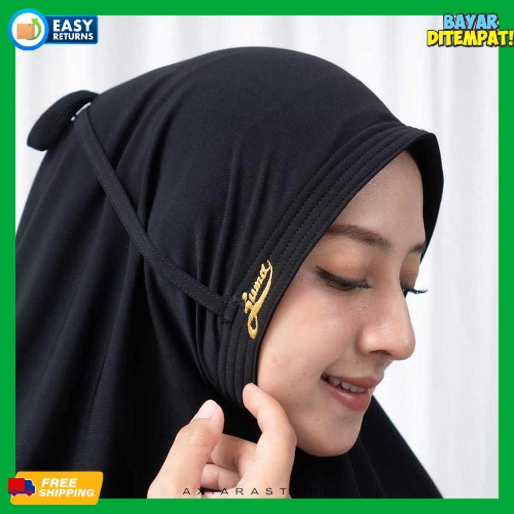 Juma Hijab Instan Jilbab Syria Tali Non Ped