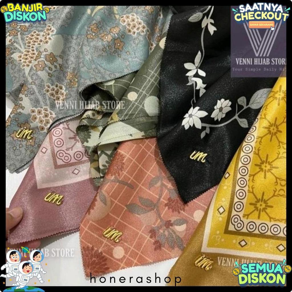 Segiempat Luxury Glamor Zipper/Kerudung Luxury Sleting By Umama