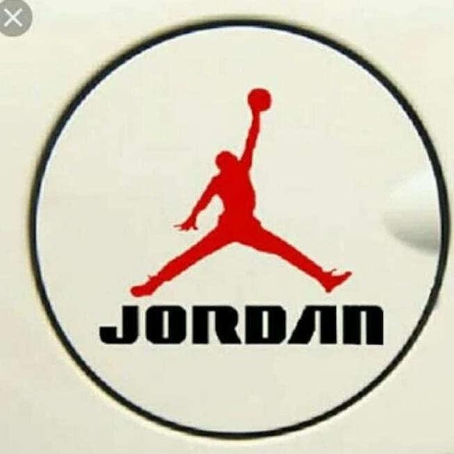 Stiker Jordan Tutup Tangki mobil Keren