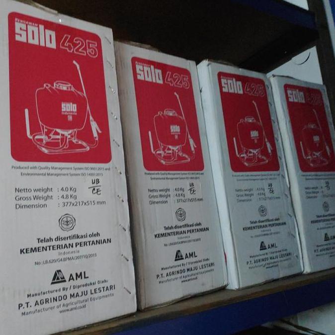 Sprayer Knapsack SOLO 425 original SNI semprot hama kementrian tani