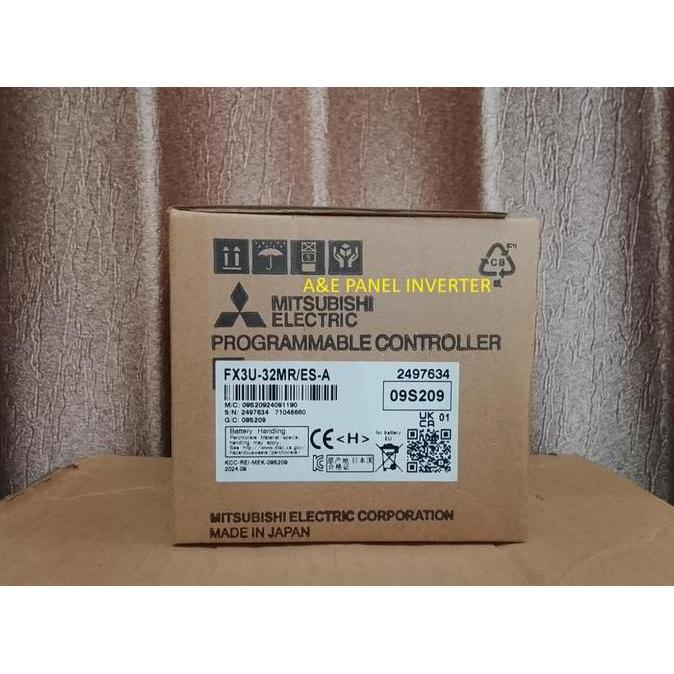 NEW FX3U-32MR ES-A PLC Mitsubishi FX3U32MRESA FX3U 32MR ES A 32io FX3U-32MR/ES-A