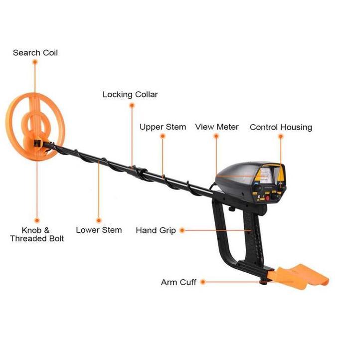 Grosir Pendeteksi Logam Metal Gold Silver Detector Finder Waterproof Md-4080