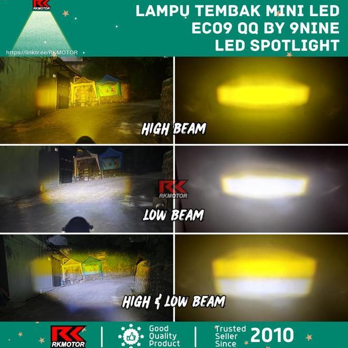 Lampu Sorot Mini Spotlight Led Eco9 Qq Luminos 2 Warna 3 Mode