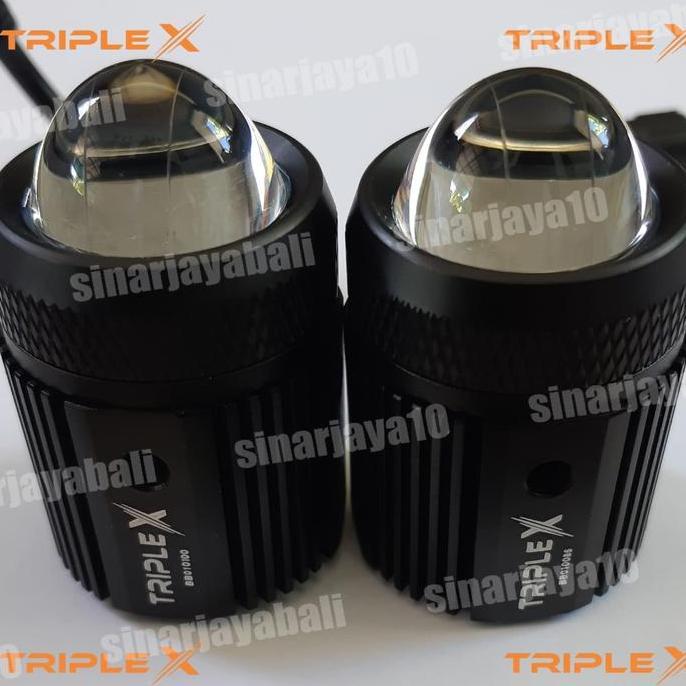 TERBARU - Mini projie lampu proji tembak sorot mobil motor triple x M1 m 1