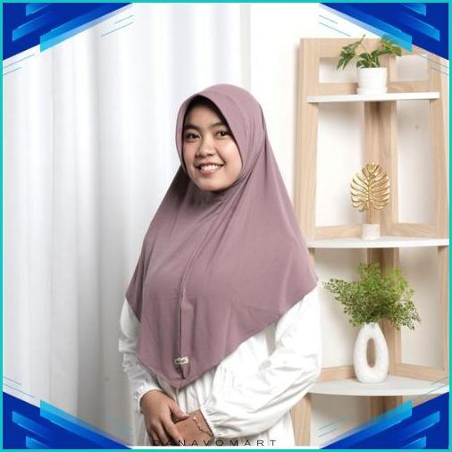 Jamilah Hijab Daily 80 Hijab Jersey Lembut Nyaman Bergo Instant Jamilah Daily