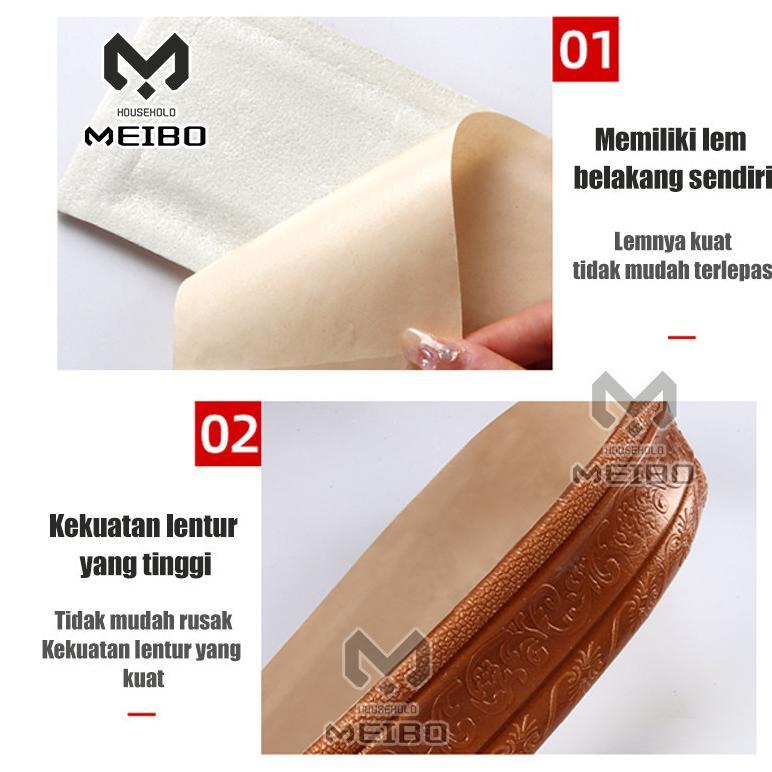 Fast Delivery Wall Border List Foam 3D Wallpaper List Dinding Border Plafon Stiker Dekorasi Dinding 