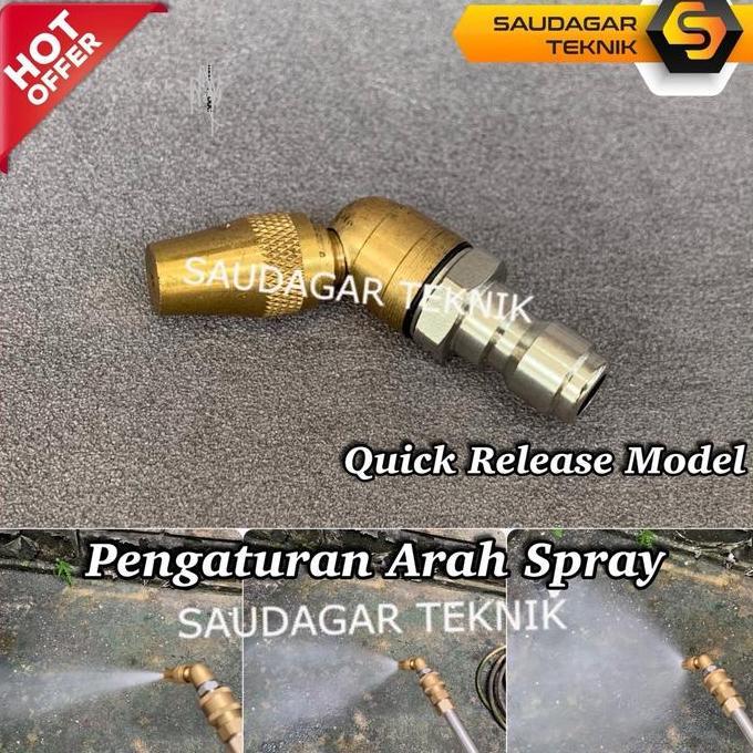 Nozzle Spray Cuci Ac Quick Release Nozzle Spray Kabut Siram Taman Kebun Quick Coupler Nozzle Sprayer