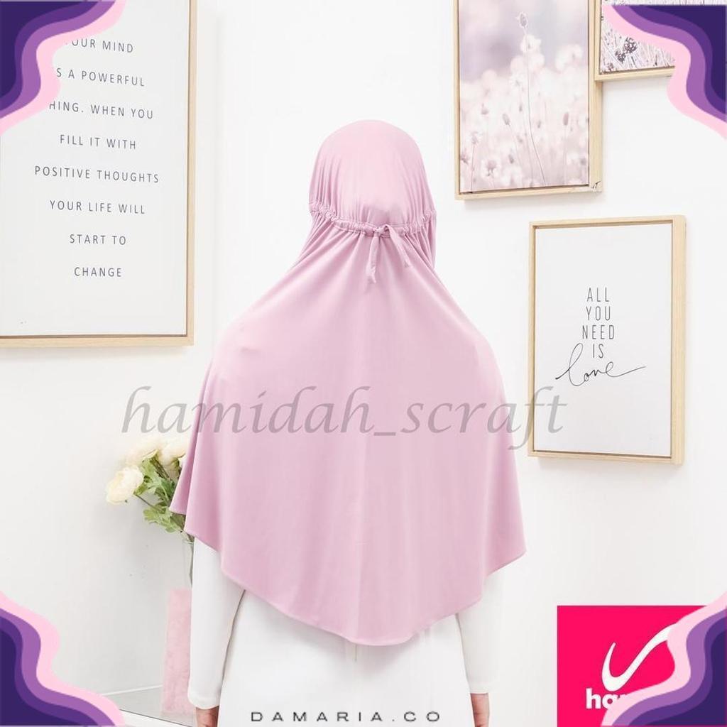 Bergo Hamidah Serut Xl Jersey Super Original