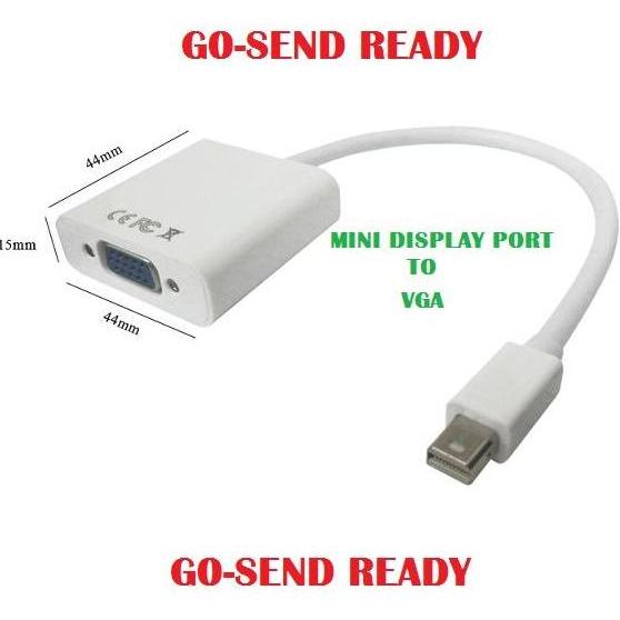 CONVERTER MINI DP TO VGA / MINI DISPLAY PORT TO VGA