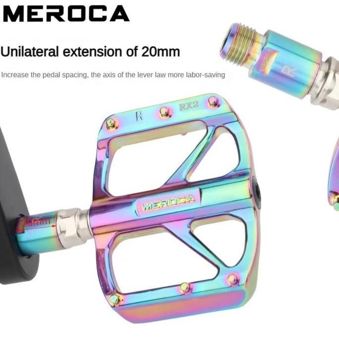 Promo Meroca Sambungan Pedal Sepeda Adaptor Extender Pedal Crank Arm Sepeda Lipat Mtb Roadbike Cod