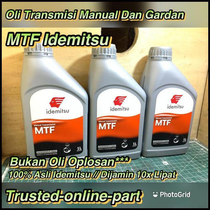 TERBARU OLI TRANSMISI MANUAL IDEMITSU 1LITER MTF 100% ASLI IDEMITSU