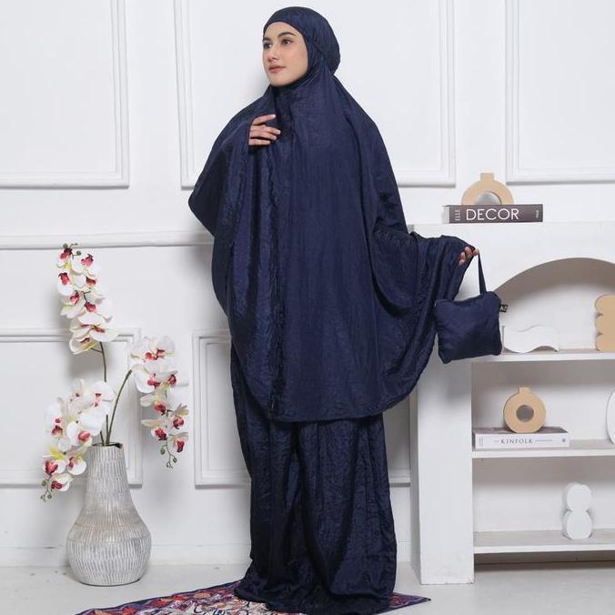 Arbifa | Mukena Parasut Dewasa Traveling Premium Parasit Azizah