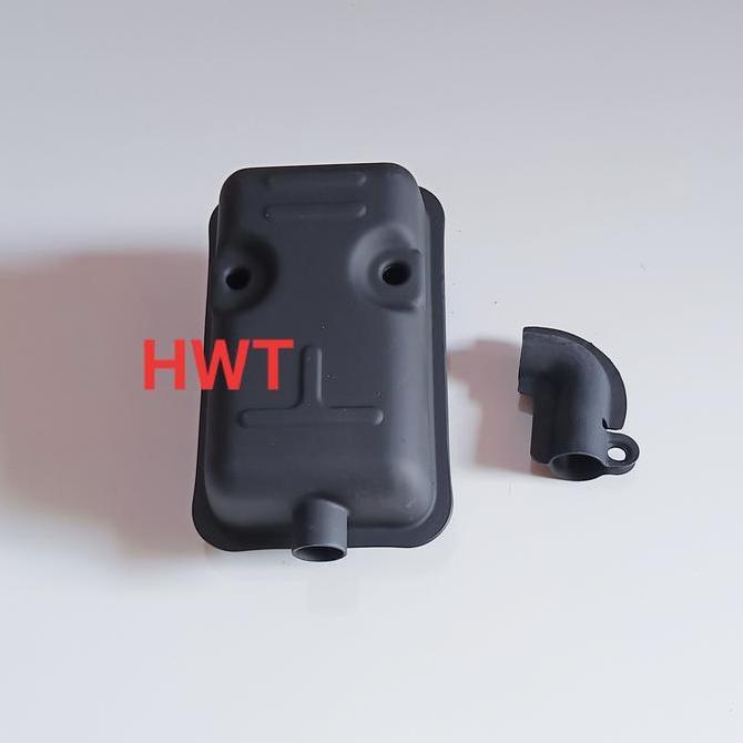 knalpot mesin potong rumput bg328 ~ muffler assy potong rumput bg328