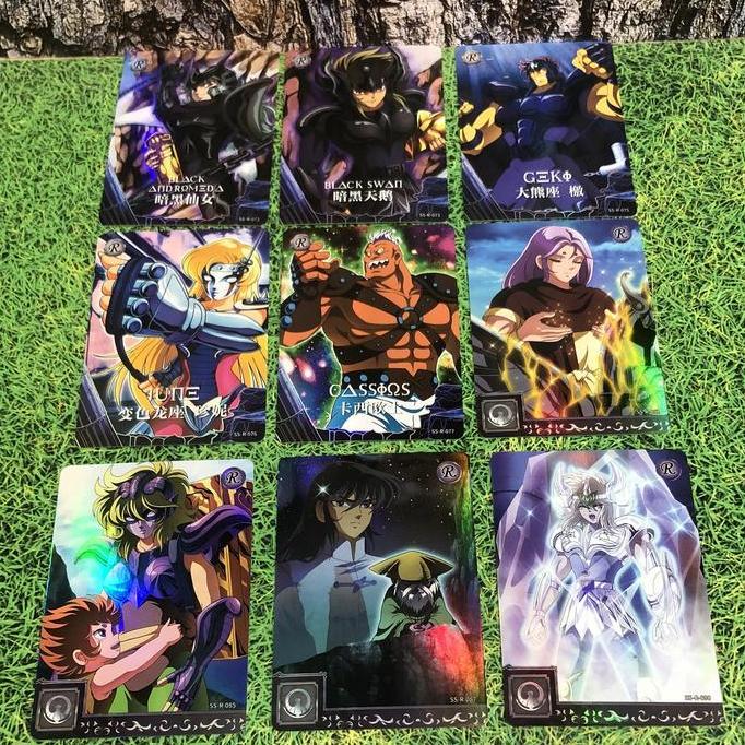 kartu kayou saint seiya carddass saint seiya ikki hyoga shun shiryu gold (3)