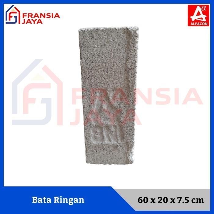 Bata Ringan 10 cm Hebel SNI Isi 83 per Kubik Sekelas Alfacon