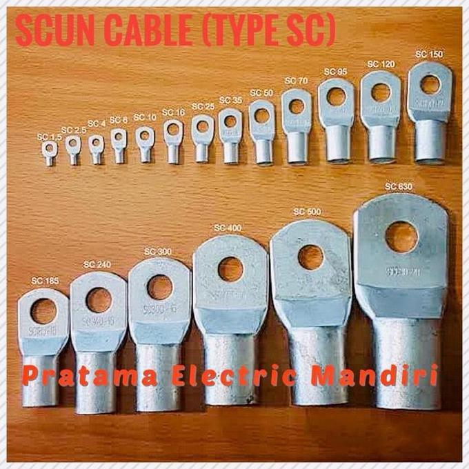 Ready stock [ECER=PCS] SCUN CABLE LUG KABEL SKUN SC SC300 SC300-16 SC 300-16 SC-300-16 SC30016 SC 30