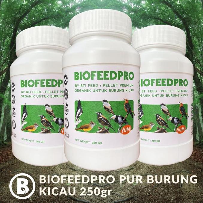 Pur Harian Burung Kicau 250gr Biofeedpro Untuk Jalak - Cendet - Kacer - Anis Merah - Anis Kembang - 