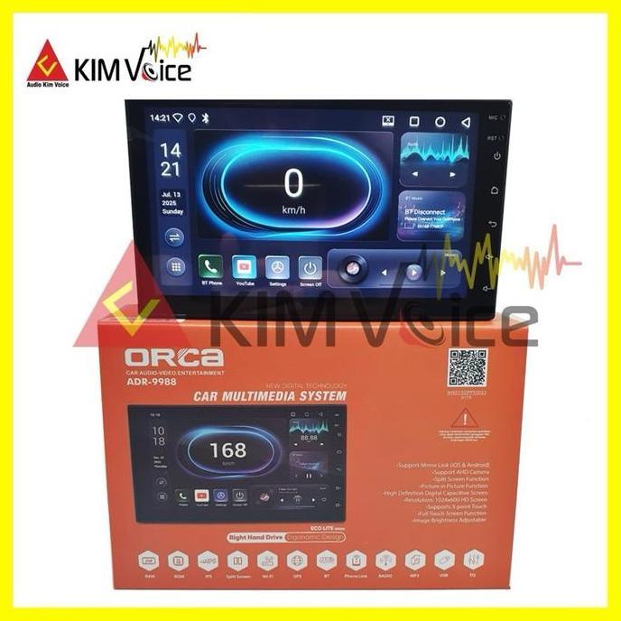 Head Unit Android ORCA eco lite  ADR- 9988 7inch