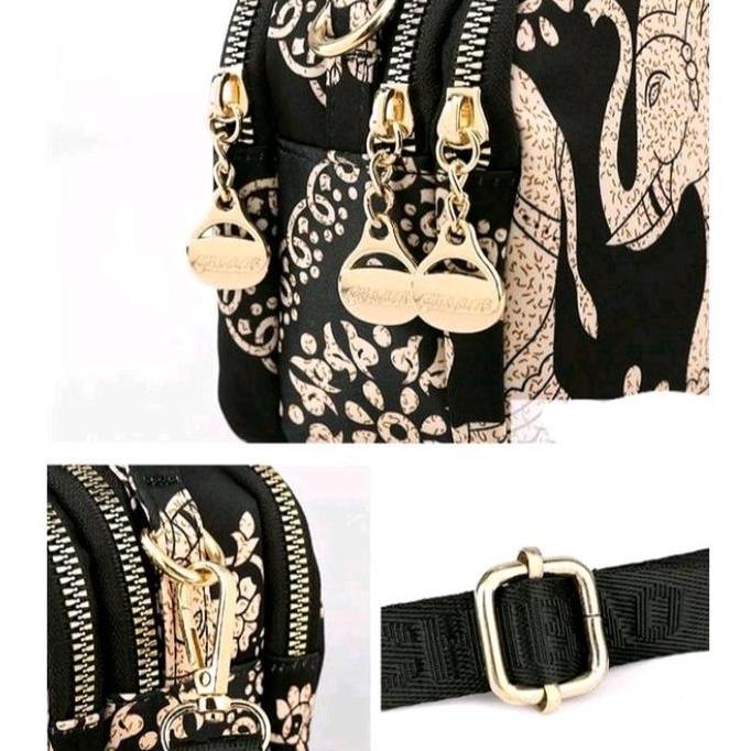 Murah Tas selempang wanita chibao ory import terbaru motif gajah Non COD