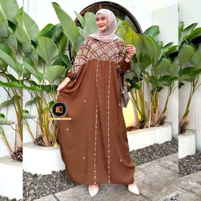CUCI GUDANG kaftan safira Kaftan motif terbaru kaftan viral kaftan busui