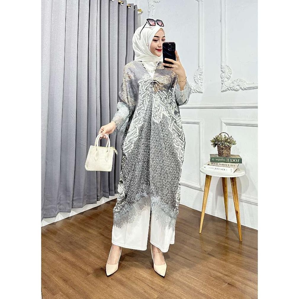PROMO Batik Temu Jodo Kaftan Viscose Wanita Premium Jumbo