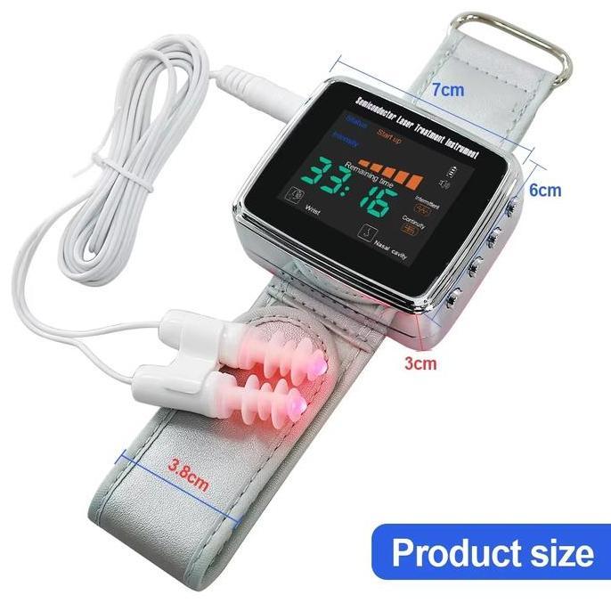 SHIOZENG Jam Tangan Terapi Nano Laser Therapy Watch 13 Hole 650nm