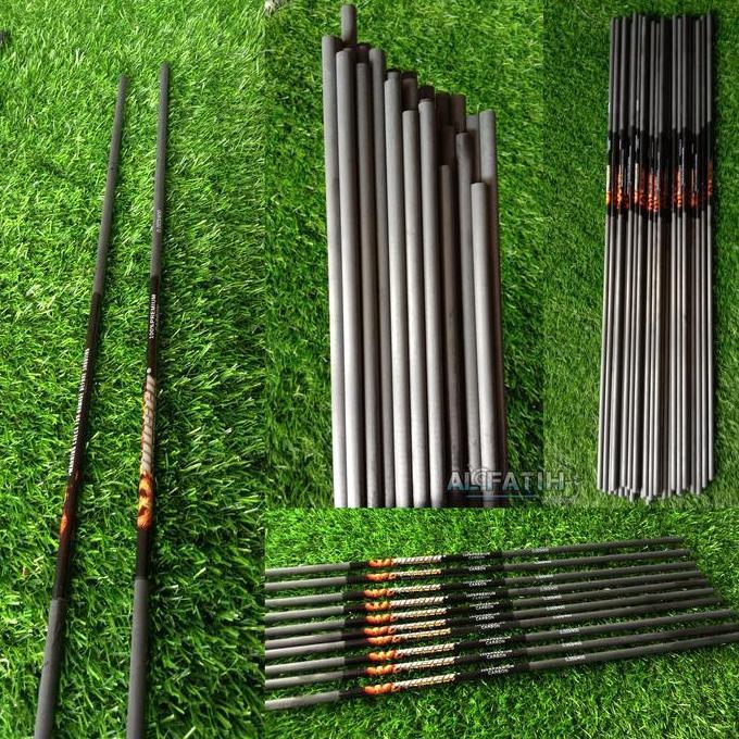 PARDIONSSTORE - SHAFT PURE CARBON MUSEN ID 6.2MM 1 CARBON / SHAFT UNTUK ARROW