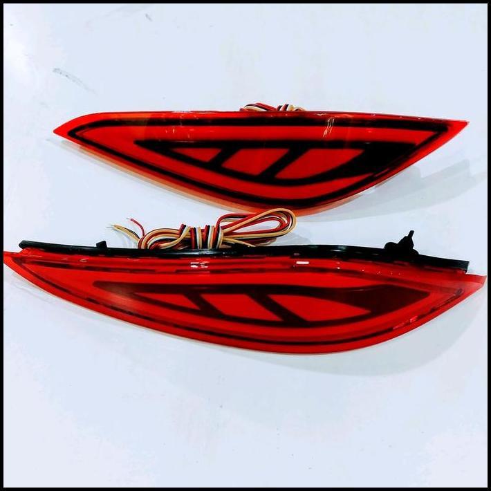 TERBARU REFLEKTOR BEMPER BELAKANG ALL NEW RUSH 2018 LAMPU PLASMA LED COB 