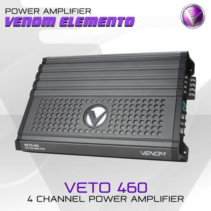 Power Amplifier Venom Veto 460 / Power Venom Veto 4 Channel