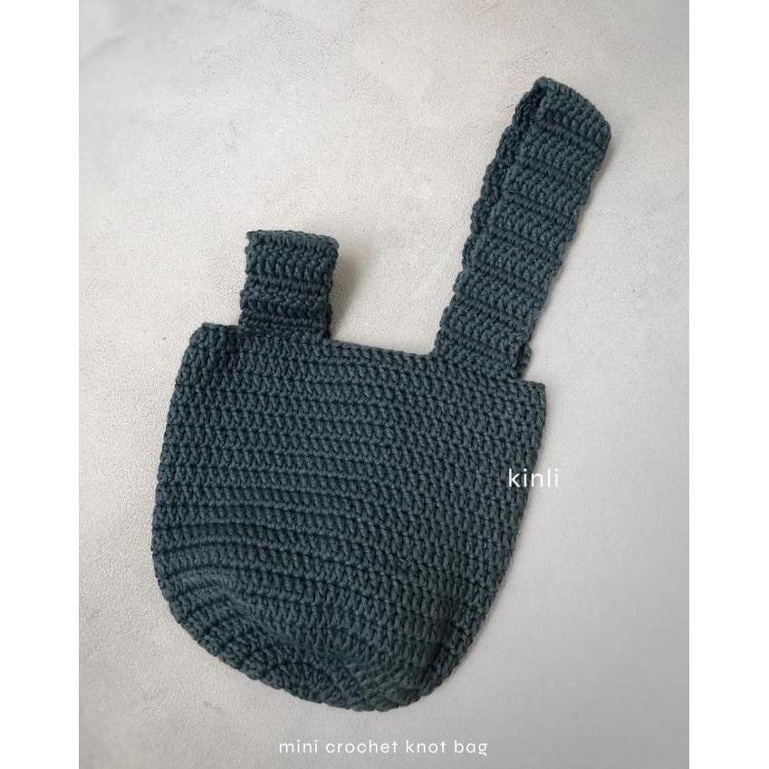 mini japanese crochet knot bag handmade tas rajut amigurumi LM