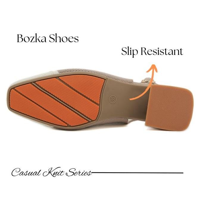 Bozka Sepatu Sandal Wanita Rajut Heels 4Cm Stellar