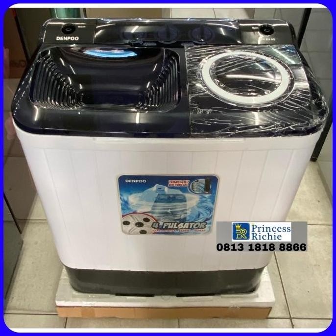 Promo Mesin cuci Denpoo 2 tabung DW 828 SG COD