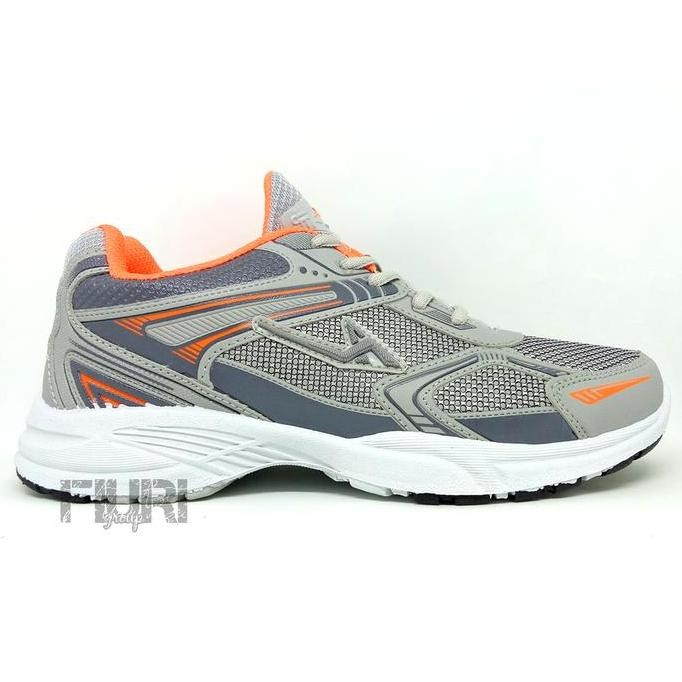 Pro Att Mc 52 39-43 Abu Abu Orange Sepatu Olahraga Sport Running Pria