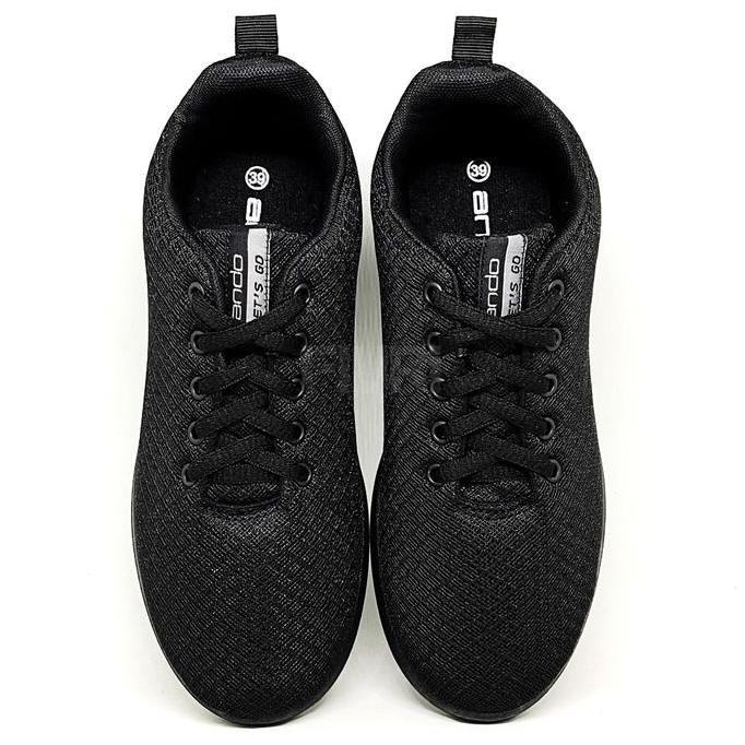 Ando Bsc 21 39-43 Hitam Sepatu Olahraga Sport Running Pria