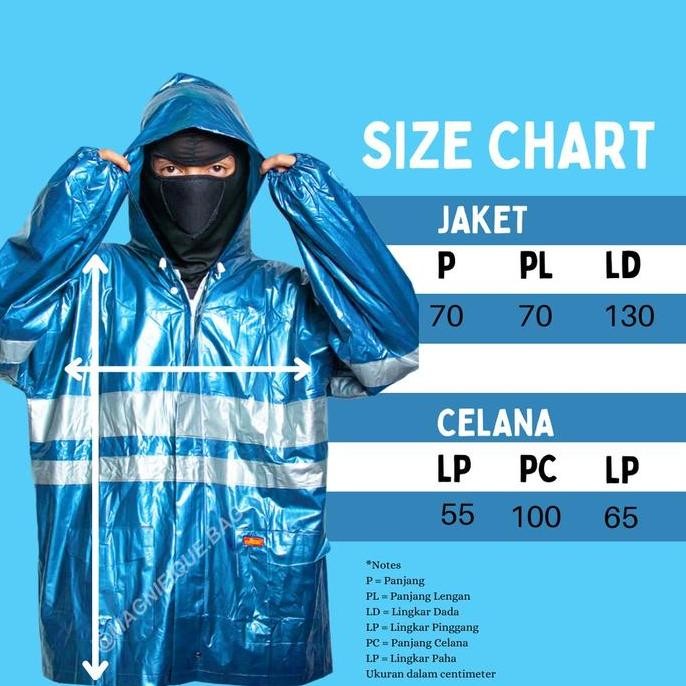 Promo Jas Hujan Elmondo Stardust Jas Hujan Pria Tebal Jas Hujan Stelan Celana Jas Ujan Wanita Dewasa